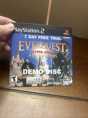 EverQuest Online Adventures Demo Disc - Sony Playstation 2 PS2 - New/Sealed