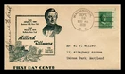 US COVER MILLARD FILLMORE PRESIDENTIAL SERIES FIRST DAY ISSUE SCOTT 818