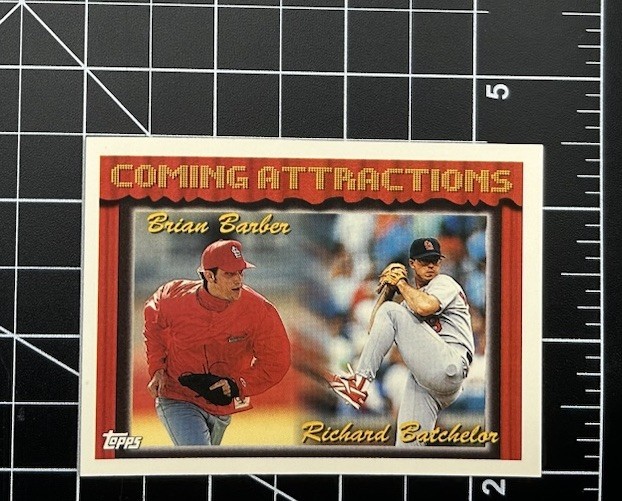 Brian Barber / Richard Batchelor CA, 1994 Topps, #788, St. Louis Cardinals,