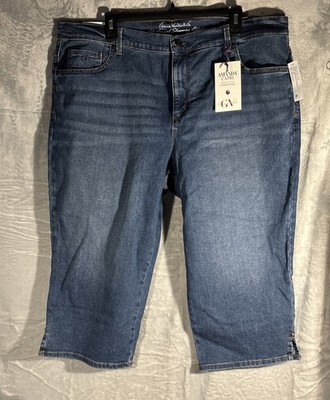 Vanderbilt Crop Jeans Womens 16 Shape Effect High-Rise Capri Smoothing Panel D