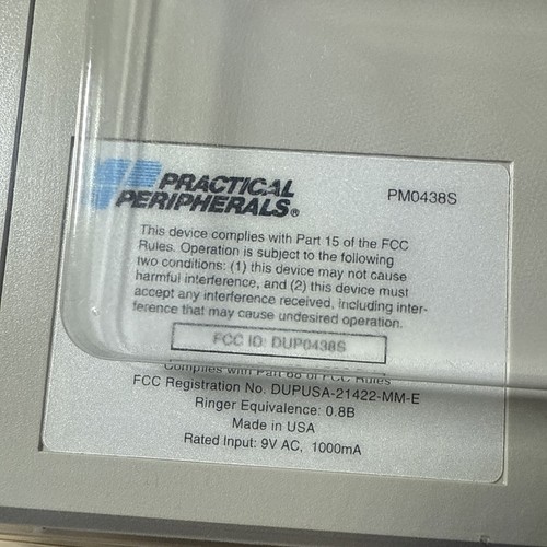 Practical Peripherals MACCLASS Mini Tower II Data/Fax Modem, Macintosh modem - Picture 14 of 17
