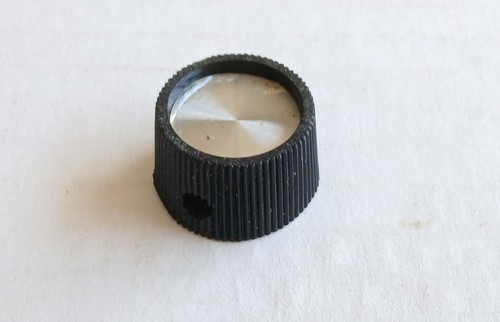 1960's Kay Guitar Control Knob Black w/ Set Screw 