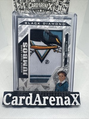 24-25 Upper Deck Black Diamond - Rookie Team Logo Jumbos Will Smith #RTL-WS (RC)