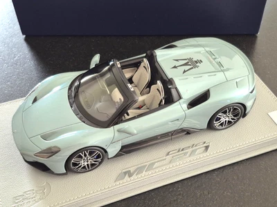 RARE MINIATURE 1/18 BBR MASERATI MC20 CIELO ACQUA MARINA NEUVE - Photo 1/4