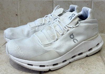 On Cloudnova 2 Men's Size 9.5 White Casual Daily Trainer Sneaker Shoe Running