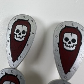 LEGO Fantasy Era Castle Troll Shields Lot of 6 Authentic Parts