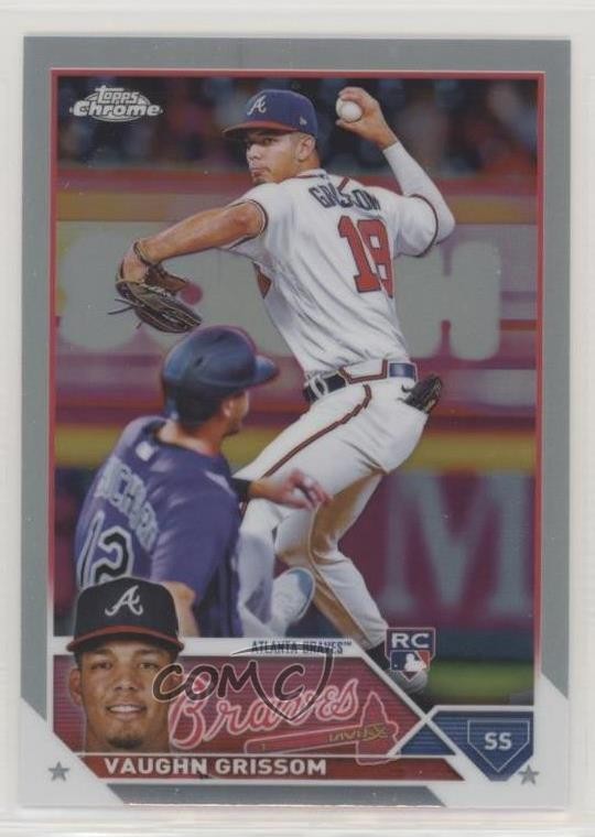 2023 Topps Chrome Refractor Vaughn Grissom #48 12g7