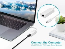 Monoprice USB-C to Gigabit Ethernet Adapter - NEW - US SELLER