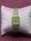 Seiko Watch Women 18.6mm Gold Dial Gold Tone 2320-1260 Vintage Running 7”