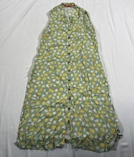 Fusion Button Down Shirt Dress Sleeveless Medium 92cm