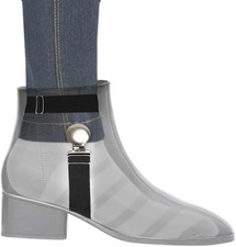 Improved Adjustable Elastic Boot Clips Boot Straps Pant Clips Stirrups
