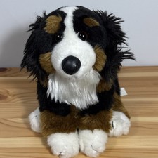 Animal Alley Toys R Us Bernese Mountain Dog Plush Brown Black White 9" Stuffed