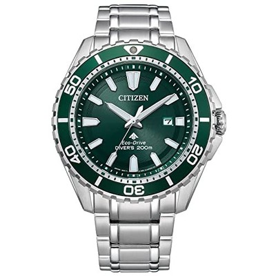 Citizen Promaster BN0199-53X Herren Eco Drive Taucheruhr 200m grünes Zifferblatt