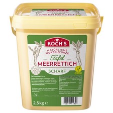 Kochs Cream Horseradish Spread Soft Fine Mild, Ready to Serve 2500g