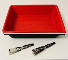Developing Trays  Pair of Print Tongs - Set of 3 - 8" x 10" 20cm x 25cm
