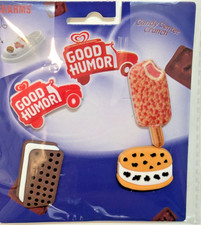 Good Humor Ice cream Shoe Charms, Bag Charms, Rubber Croc Jibbitz - NEW