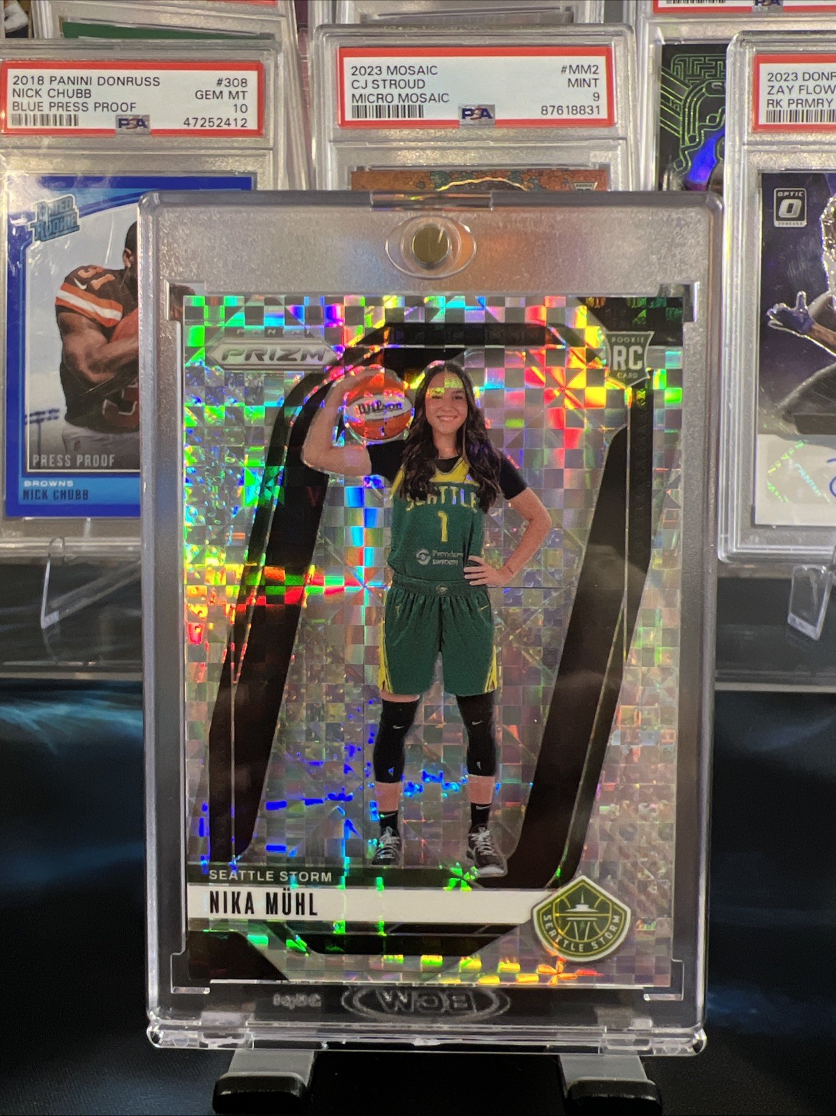 2024 Panini Prizm WNBA Nika Muhl #146 Checkerboard Prizm (RC) SSP