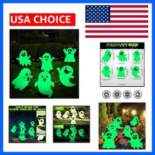 6 Pcs Halloween Yard Stakes Glow in the Dark Halloween Decorations