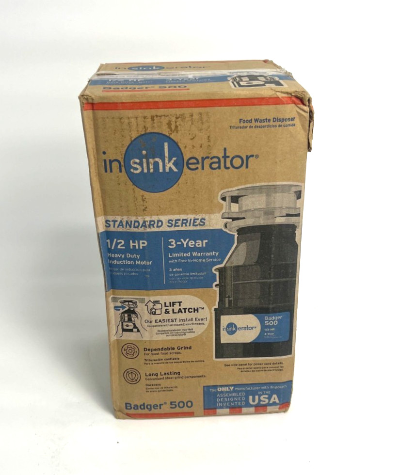 [Open-Box] InSinkErator Badger 500 Garbage Disposal, 1/2 HP
