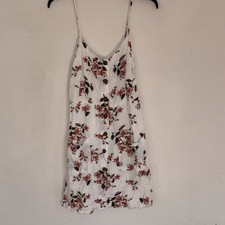 Garage Women’s Floral Lace Overlay Dress S Adjustable Straps Boho Cottagecore