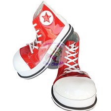 Mexican Professional Red White Clown Shoes Zapato Para Payaso Made In Mexico