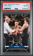 2025 TOPPS NOW WWE #137 JOHN CENA PSA 10
