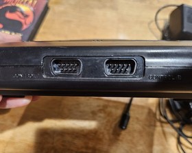 Sega Genesis Model II Console Bundle w/ Cords Mortal Kombat Spiderman 