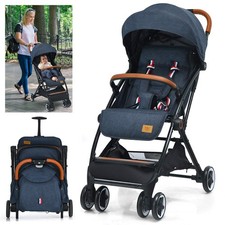 Cochecito De Viaje Ligero Coches Azul Marino Para Bebes 6-36 Meses Ni os Oferta