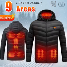 Unisex  Heated Jacket USB Electric Self Heating Jacket for Men Women Winter