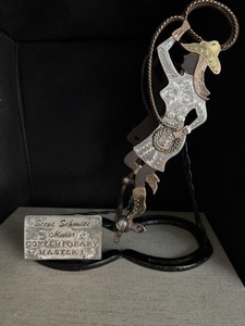 Steve Schmitt Sterling & 3 Gold Cowgirl Bit