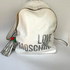 LOVE MOSCHINO Backpacks White Womens