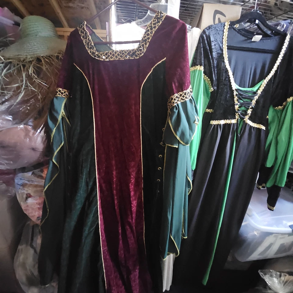 VESTIDO MEDIEVAL BROCADO CALIDAD TEATRAL Foto 2 de 4