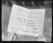 Photo:You Can Defend America booklet showing hands of reader 1