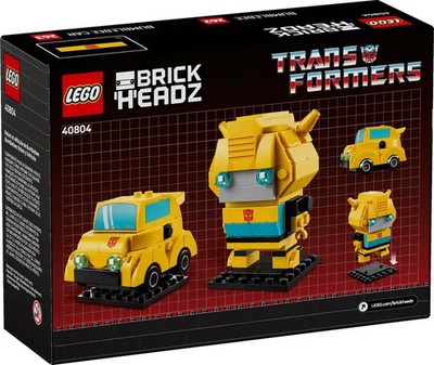 LEGO BRICKHEADZ 40804 Transformers BumbleBee Robot & Vehicle NEW