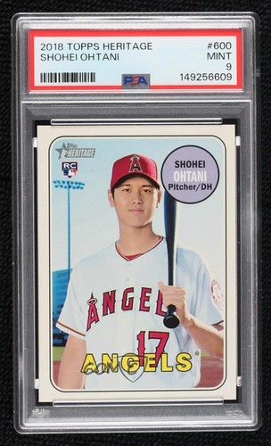 2018 Topps Heritage High Number Shohei Ohtani #600 PSA 9 MINT i6e