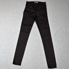 Flying Monkey Black Skinny Jeans Womens Size 25 Casual Goth Grunge Made in USA