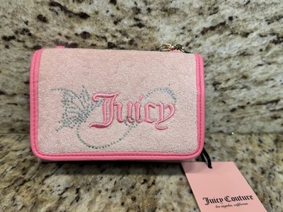 Juicy Couture Wallet Pink Butterfly Bling Pink Diamond NWT