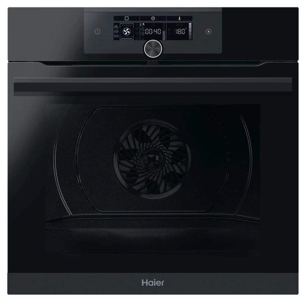 Haier HWO60SM6F8BH Built-in 70L Single Electric Multi-Function Oven - Pyrolytic