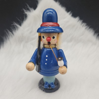 Vintage German Incense Smoker Kein Kinderspielzeug Wooden Policeman Militia 