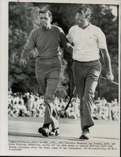 1967 Press Photo Gay Brewer, Master's Winner and Bobby Nichols Runner Up