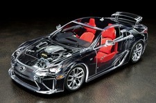 自動車 LEXUS LFA FULL VIEW Tamiya Lexus LFA 