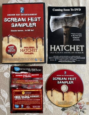Anchor Bay Entertainment Scream Fest Sampler DVD Horror Clips and Scenes