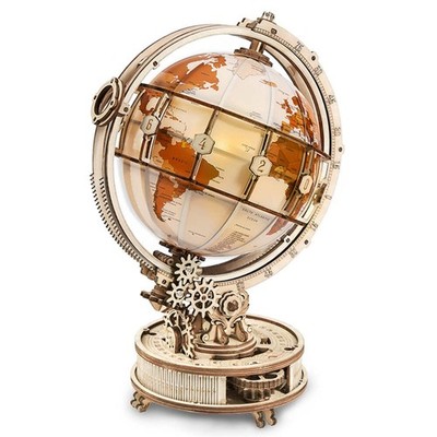 Robotime ST003D Luminous Globe DIY Wooden 3D Puzzle | eBay
