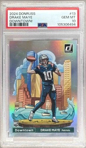 Drake Maye Downtown Psa 10 Chase Packs