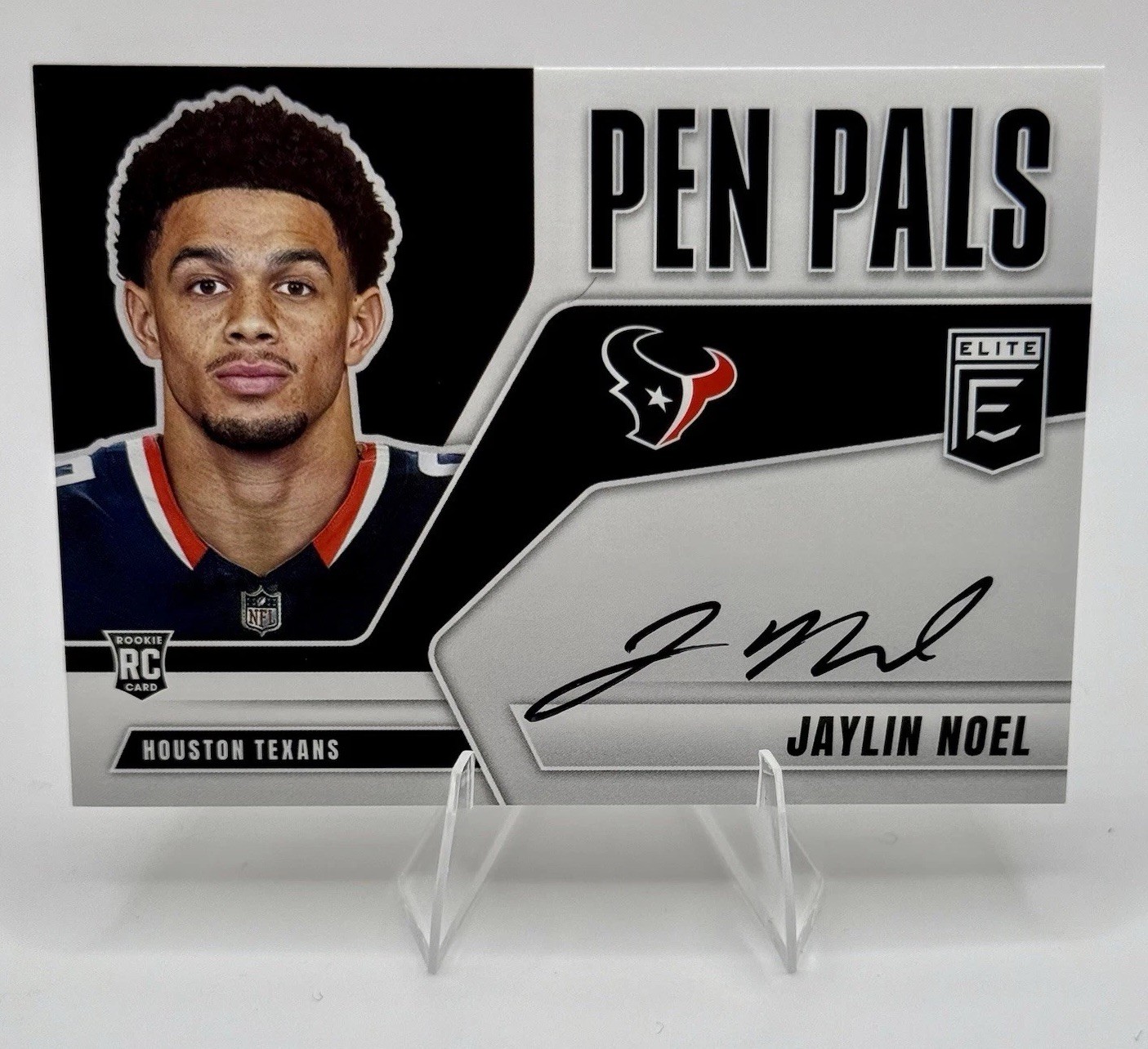2025 Donruss Elite - Jaylin Noel - Pen Pals Rookie Auto (RC) - Houston Texans