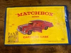 Matchbox Carry Case Blue 1965 Includes Mercedes 220 SE No 53 Vintage 13”