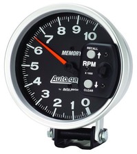 Auto Meter Air-core 5 Pedestal Tachometer Black Auto Gage 0-10000 Rpm 233902