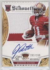 2013 Panini Crown Royale Silhouettes Auto 292/299 Quinton Patton #230 Auto 0fu2