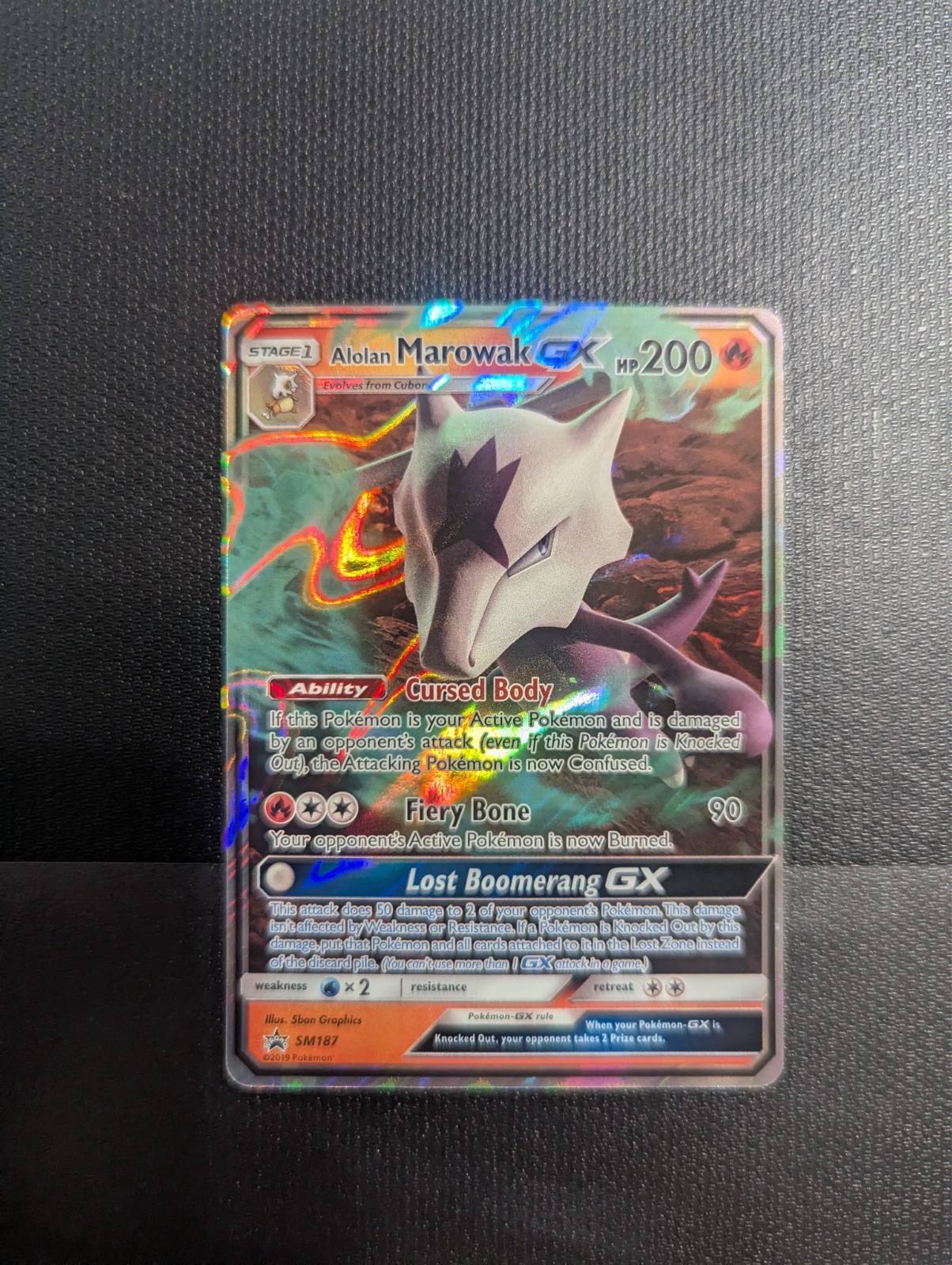 alolan marowak gx sm187