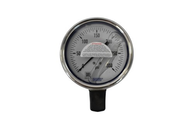 #ad WIKA 0 300 PSI Analog Pressure Gauge Bottom Mount Swiss Movement Silver $39.99